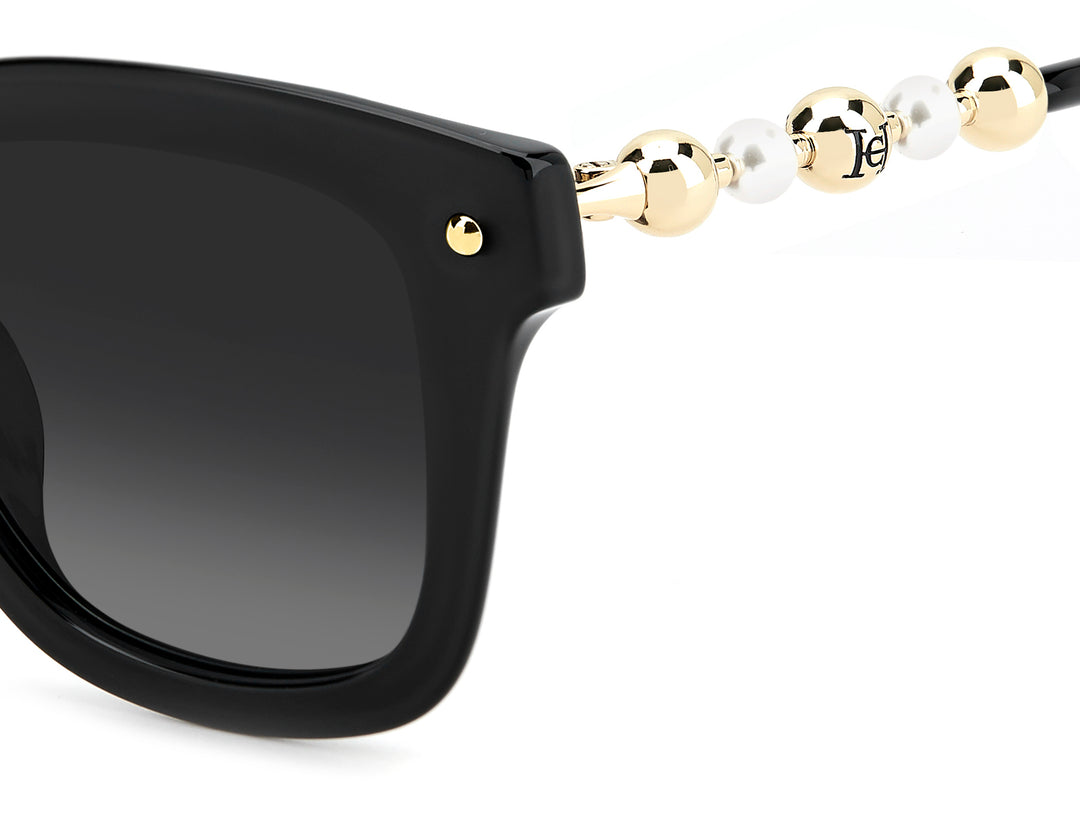 CAROLINA HERRERA HER 0407/G/S, color 807, detalle del logotipo y la bisagra 