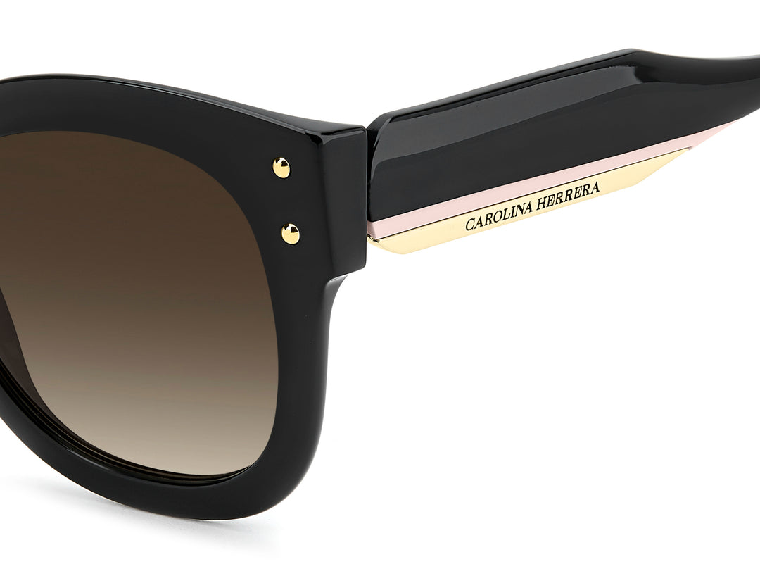 CAROLINA HERRERA HER 0410/S, color 807, detalle del logotipo y la bisagra 