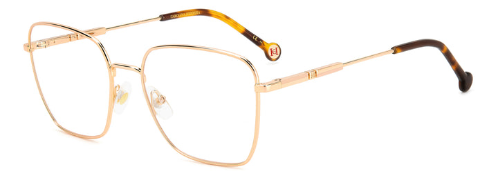 CAROLINA HERRERA HE0162 dorado cobrizo, vista principal de tres cuartos 