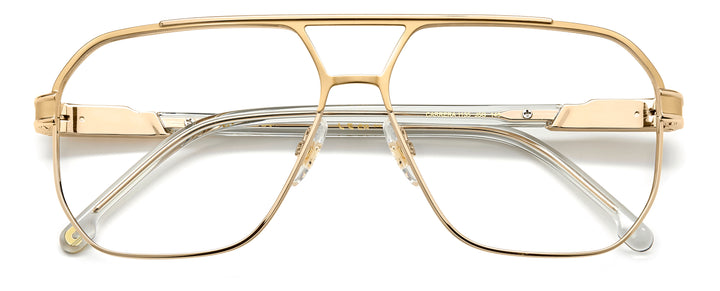 CARRERA CA1135 dorado, vista frontal con varillas plegadas 