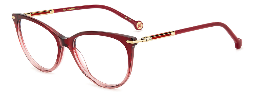 CAROLINA HERRERA HE0231 rojo degradado, vista principal de tres cuartos #color_2oo