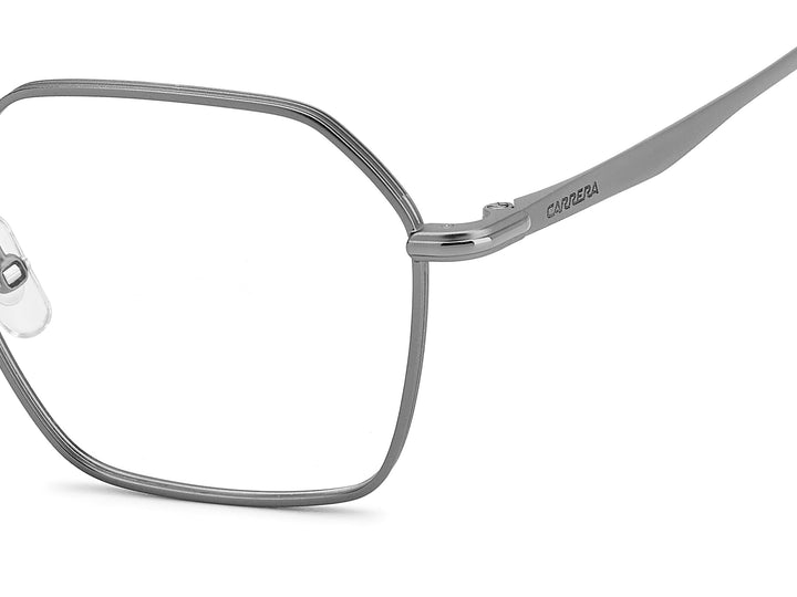 CARRERA CA335 gris mate, detalle del logotipo y la bisagra 