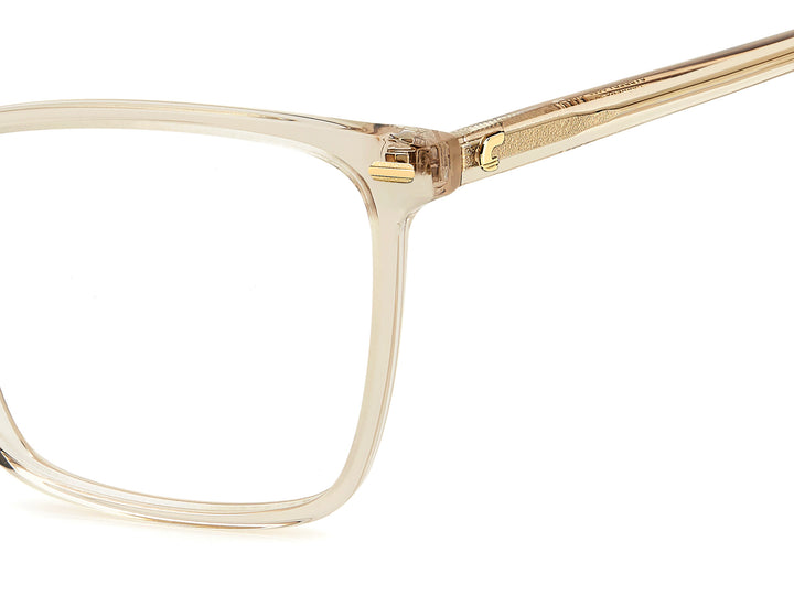 CARRERA CA 3093 beige nude, detalle del logotipo y la bisagra 