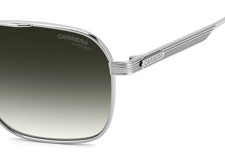 CARRERA 379/S rutenio y negro, detalle del logotipo y la bisagra 
