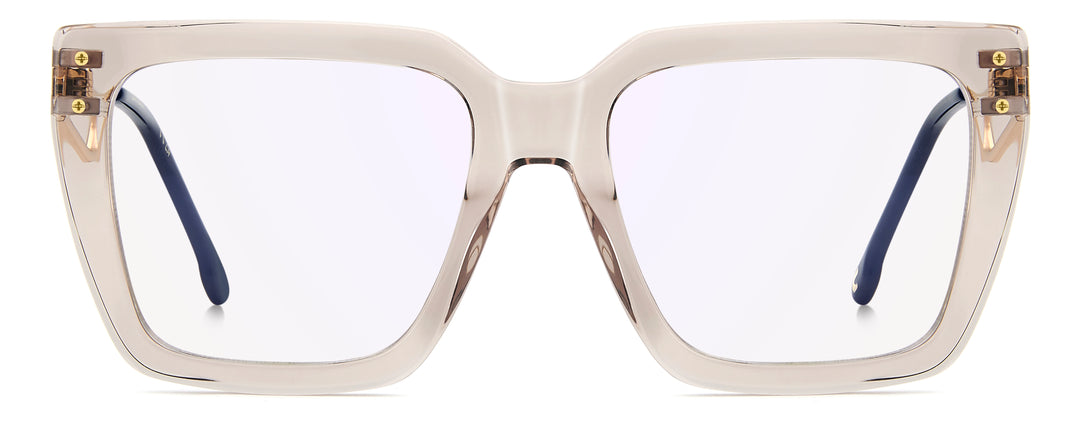 CARRERA CA 3101 beige nude, vista frontal con varillas abiertas 