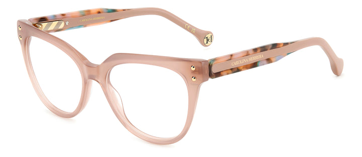 CAROLINA HERRERA HER 0224 rosa nude, vista principal de tres cuartos 