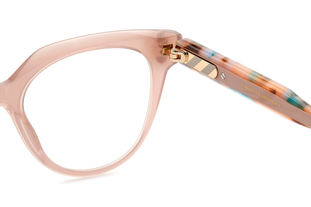 CAROLINA HERRERA HER 0224 rosa nude, detalle interior de la varilla 
