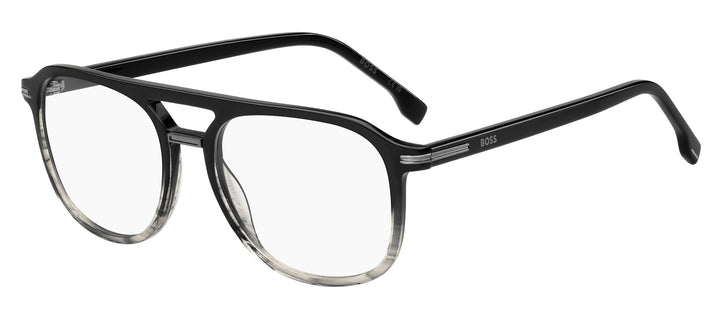 BOSS 1755 negro y gris, vista principal de tres cuartos 