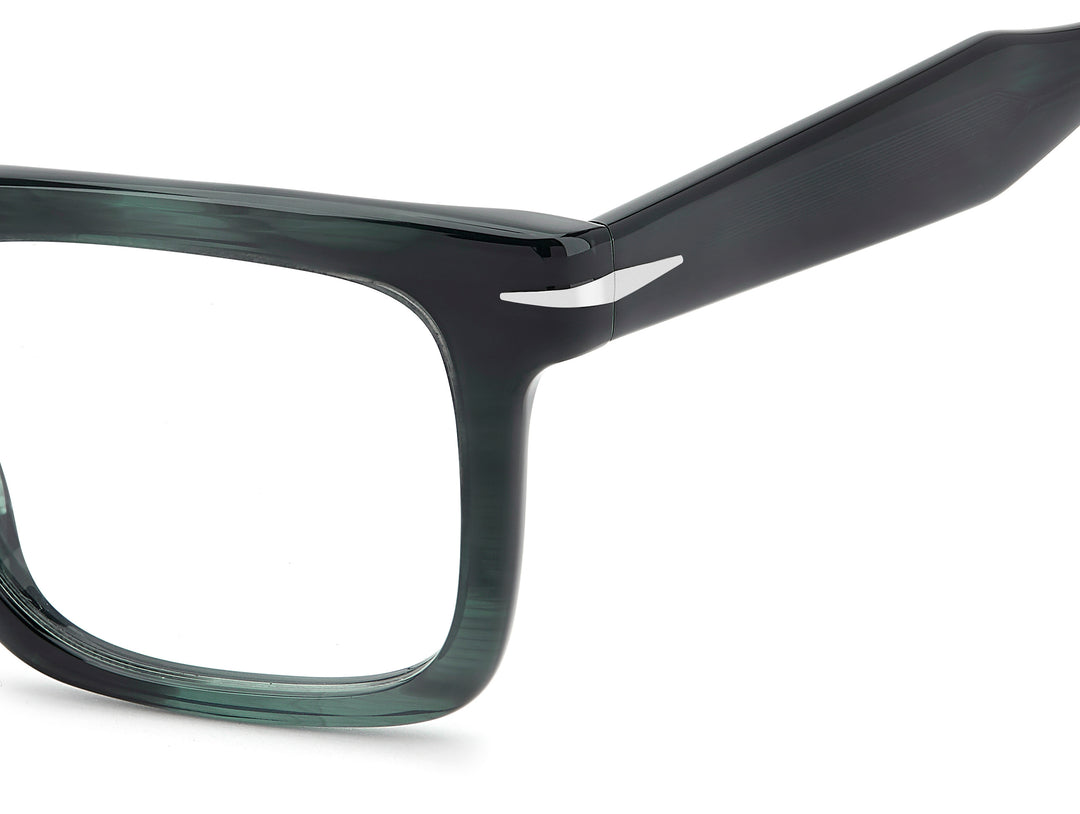 DAVID BECKHAM DB 1237 gris veteado, detalle del logotipo y la bisagra 