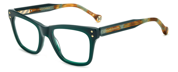 CAROLINA HERRERA HE0257 verde, vista principal de tres cuartos 