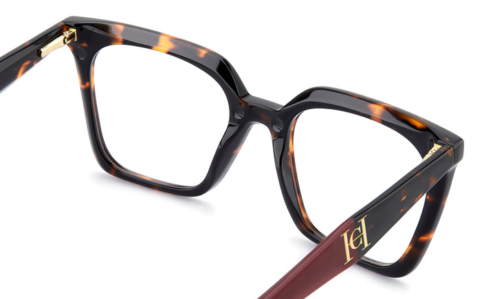 CAROLINA HERRERA HER 0376/C havana, vista posterior sin clip solar 