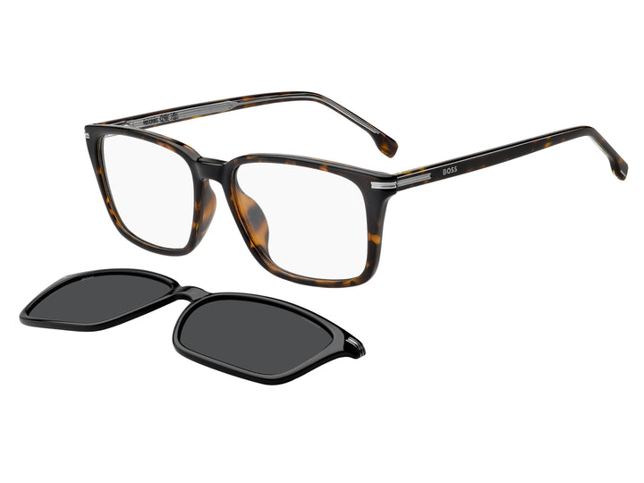 BOSS 1847/G/C havana, vista principal de tres cuartos con clip separado 