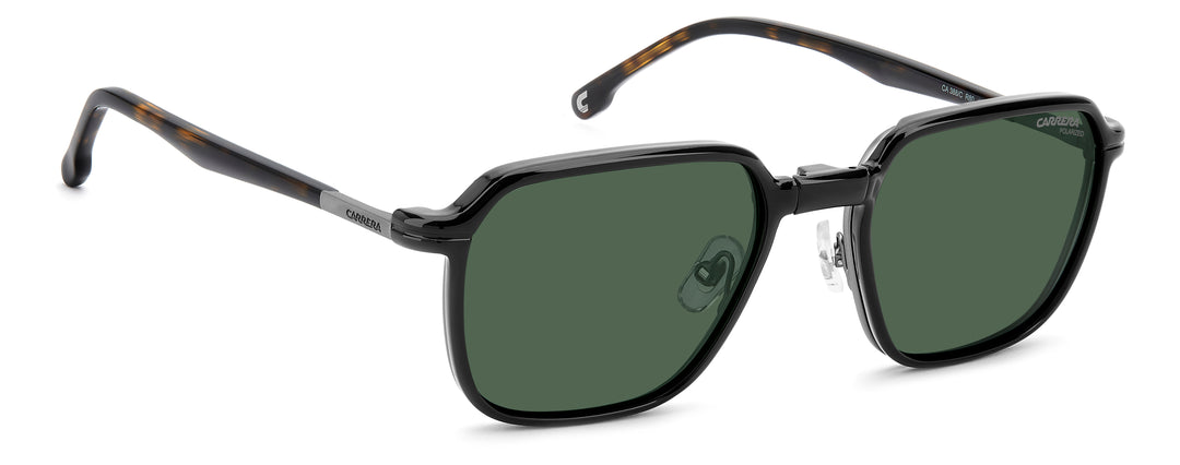 CARRERA CA 388/C rutenio oscuro mate, ángulo alternativo con clip solar montado 