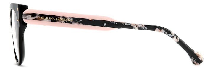 CAROLINA HERRERA HER 0324 negro y rosa, vista lateral 
