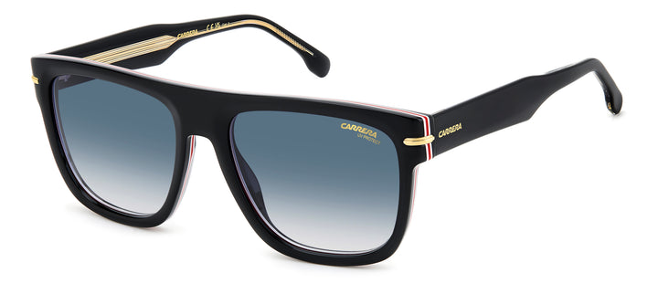 CARRERA CA340/S negro y dorado, vista principal de tres cuartos 