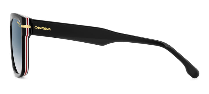 CARRERA CA340/S negro y dorado, vista lateral 