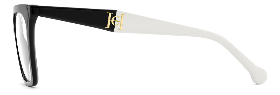 CAROLINA HERRERA HER 0376/C negro y blanco, vista lateral 