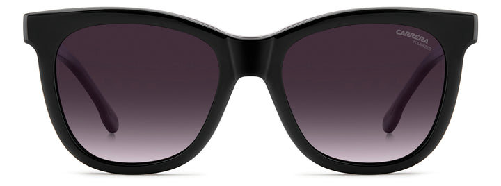 CARRERA CA 3098/C violeta y havana, vista frontal con clip colocado 