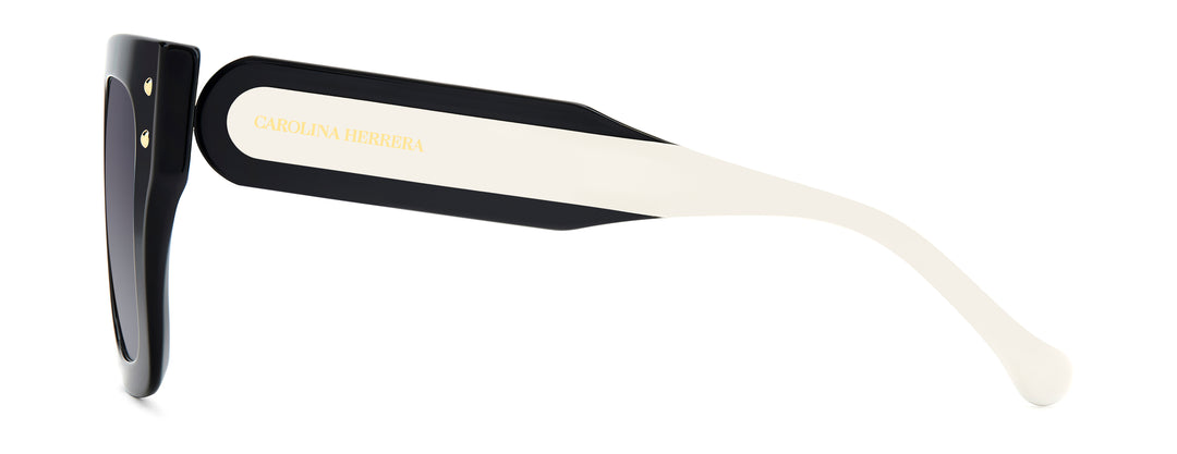 CAROLINA HERRERA HE0255/S negro y blanco, vista lateral 