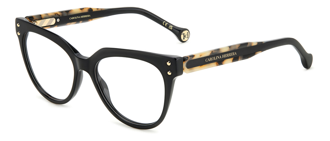 CAROLINA HERRERA HER 0224 negro y havana, vista principal de tres cuartos 