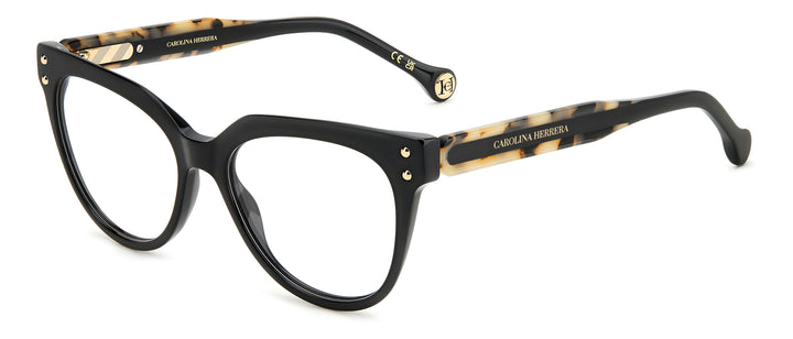 CAROLINA HERRERA HER 0224 negro y havana, vista principal de tres cuartos 