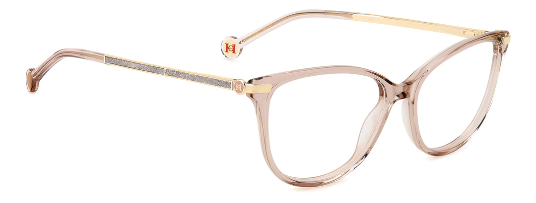 CAROLINA HERRERA HE0263 rosa, ángulo alternativo de tres cuartos 