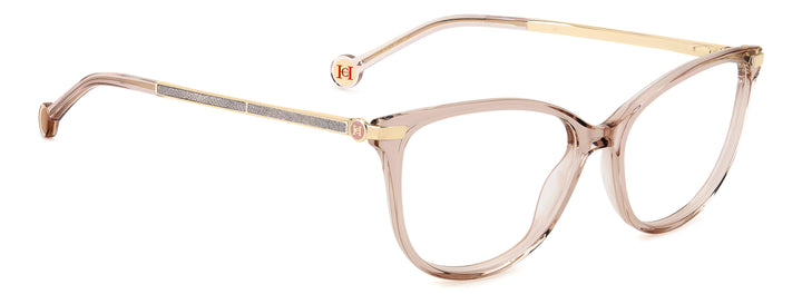 CAROLINA HERRERA HE0263 rosa, ángulo alternativo de tres cuartos 