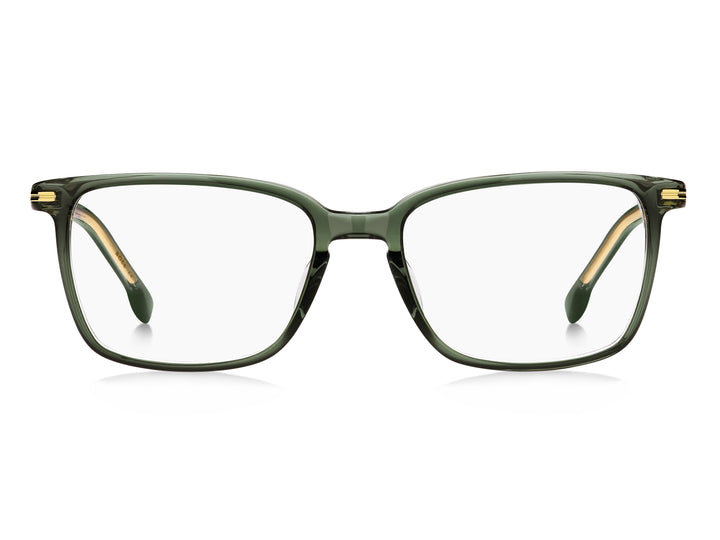 BOSS 1670/F verde y dorado, vista frontal con varillas abiertas 
