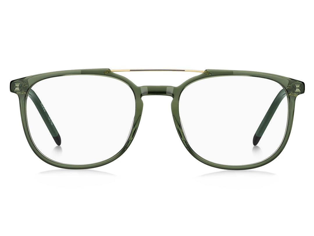 HUGO HG 1401 verde, vista frontal con varillas abiertas 