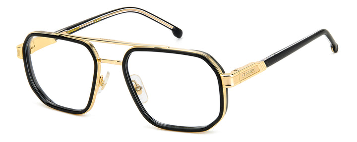 CARRERA CA1137 negro y dorado, vista principal de tres cuartos 