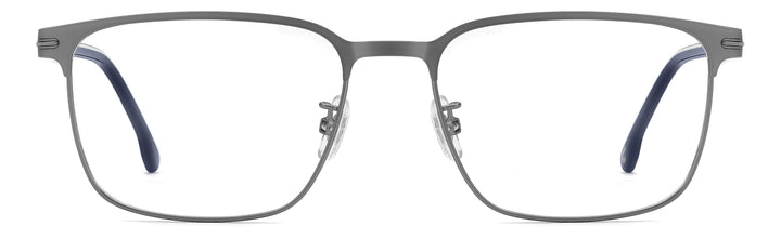 CARRERA CA 384/G rutenio oscuro mate, vista frontal con varillas abiertas 