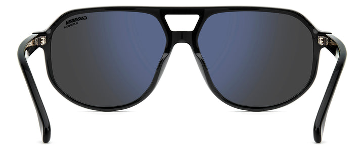 CARRERA 375/S negro, vista posterior con varillas abiertas 
