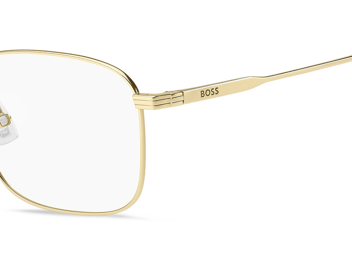 BOSS 1798/F dorado, detalle del logotipo y la bisagra 