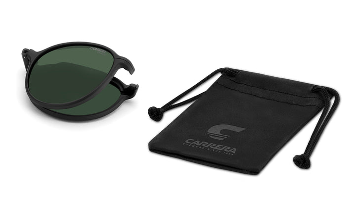 CARRERA CA 368/C rutenio oscuro mate y havana, clip solar y funda 