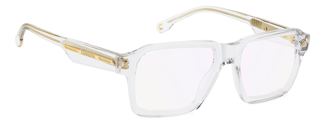 CARRERA VICTORY C 24 transparente y dorado, ángulo alternativo de tres cuartos 