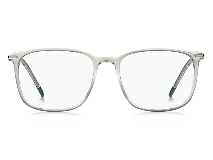HUGO HG 1407 gris transparente, vista frontal con varillas abiertas 
