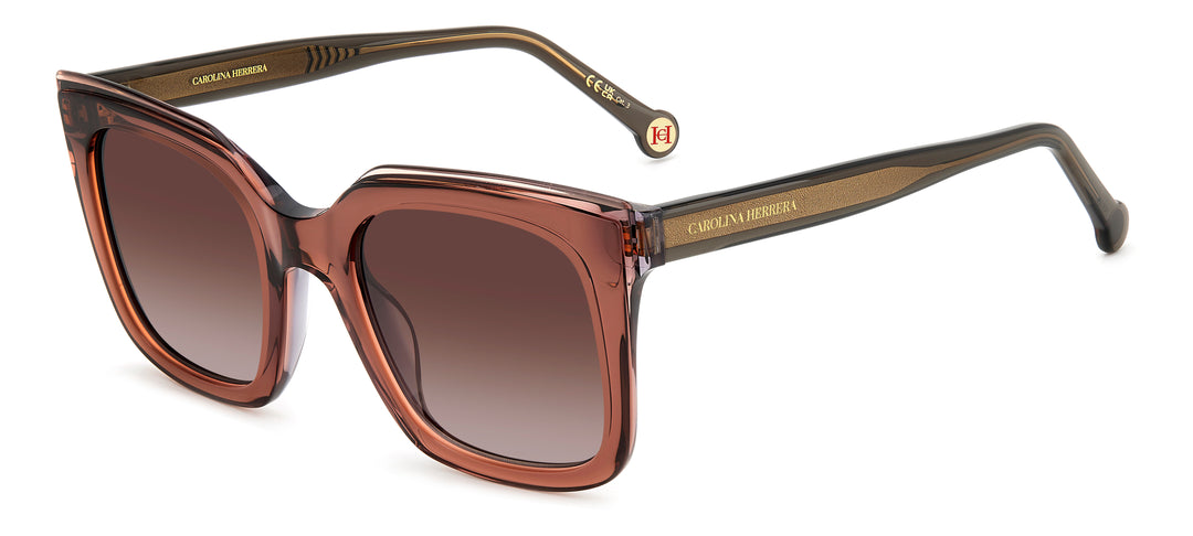 CAROLINA HERRERA HE0249/G/S marrón claro, vista principal de tres cuartos #color_tui