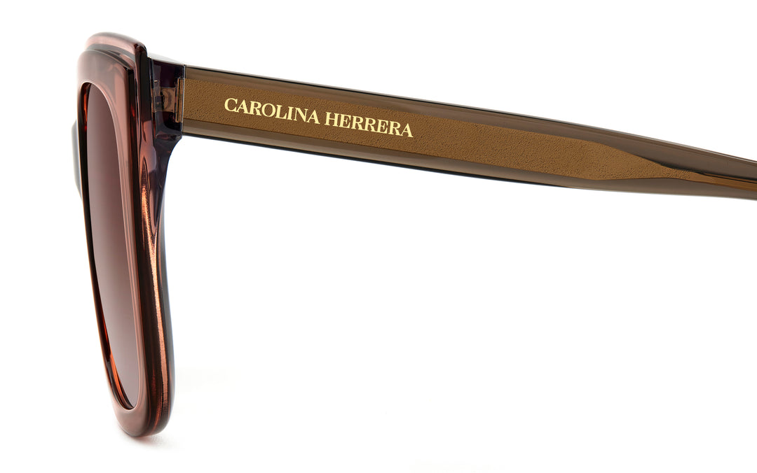 CAROLINA HERRERA HE0249/G/S marrón claro, vista lateral 