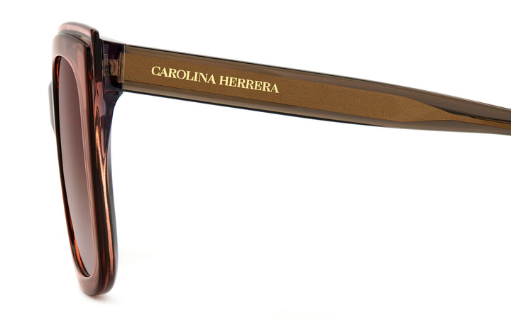 CAROLINA HERRERA HE0249/G/S marrón claro, vista lateral 