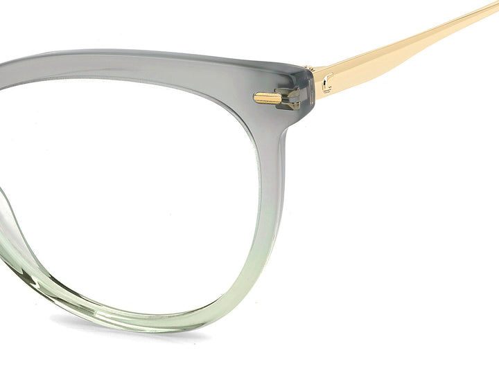 CARRERA 3078 verde, detalle del logotipo y la bisagra 