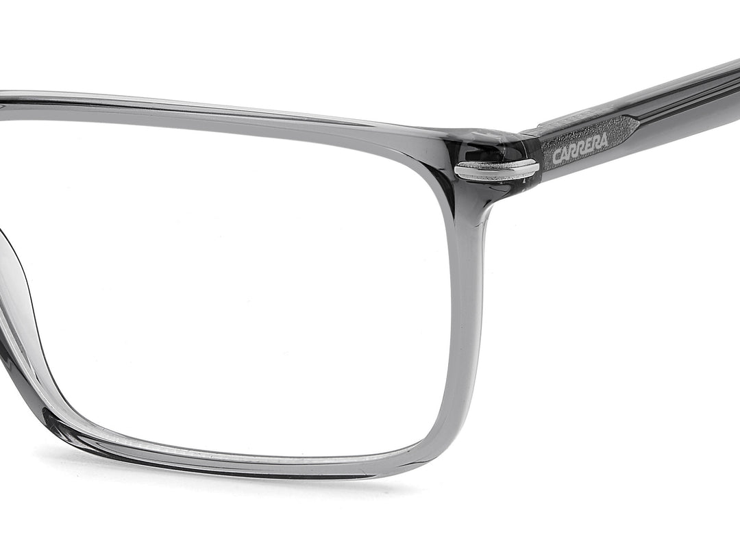 CARRERA CA347 gris, detalle del logotipo y la bisagra 