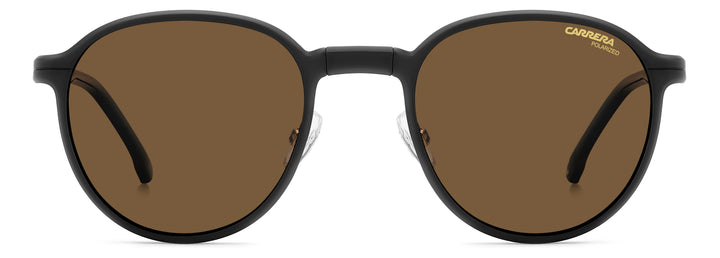 CARRERA CA 368/C dorado y negro, vista frontal con clip colocado 