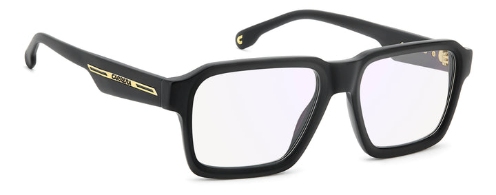 CARRERA VICTORY C 24 negro y dorado, ángulo alternativo de tres cuartos 