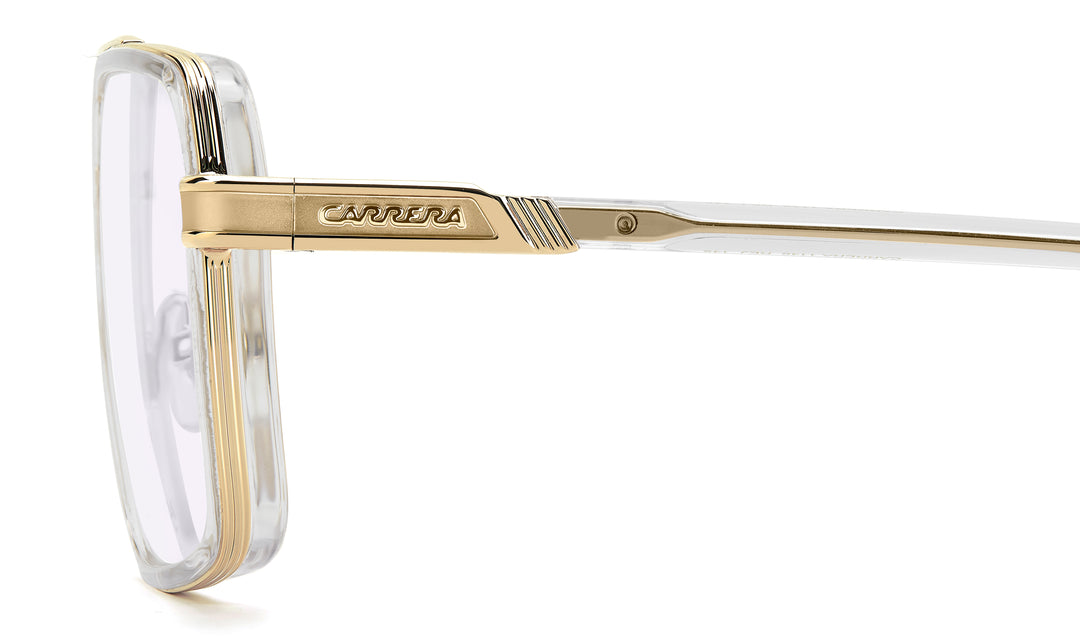 CARRERA 1146 transparente y dorado, vista lateral 