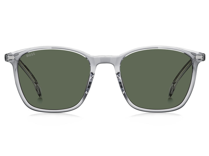 BOSS 1880/G/S gris, vista frontal con varillas abiertas 