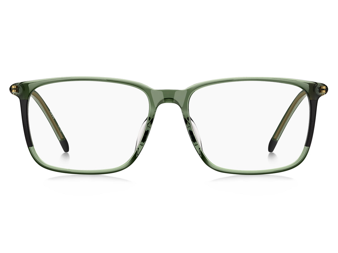 HUGO HG1349/G verde, vista frontal con varillas abiertas 