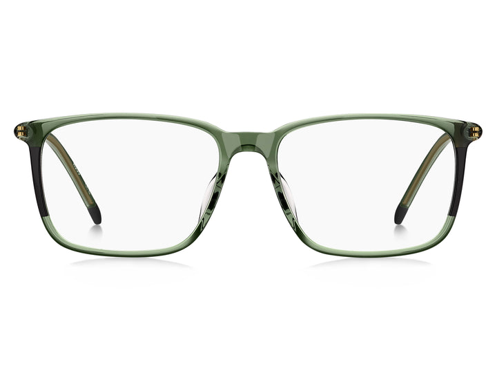 HUGO HG1349/G verde, vista frontal con varillas abiertas 