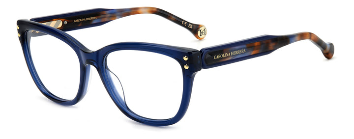 CAROLINA HERRERA HE0317/G azul, vista principal de tres cuartos 