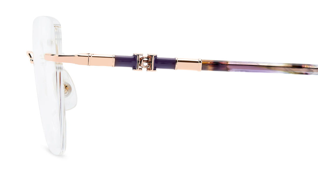 CAROLINA HERRERA HER 0355 dorado cobrizo, vista lateral 