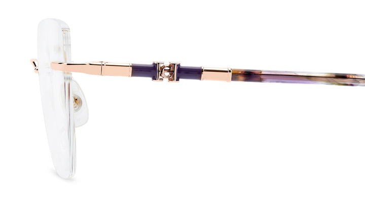 CAROLINA HERRERA HER 0355 dorado cobrizo, vista lateral 
